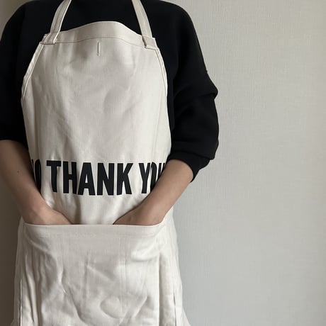 DRV1 REVERSIBLE  APRON“YES /NO THANKYOU(リバーシブルエプロン)