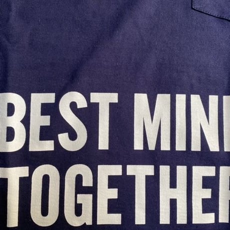 DRESSSEN  DSST99  DRES“SPECIAL”SSEN    “BEST MIND TOGETHER” T-SHIRTS (生成りロゴ) ネイビーカラー