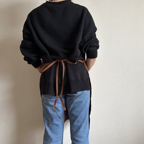 WPB8 DAY USE W POCKET  APRON   “YES”(生成りロゴ)※正面に二つのポケットがございます