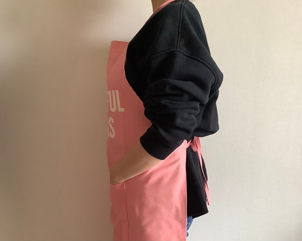 ららら【値下げ】DRESSEN エンプロン＊新品 DRESSSEN DRVBLU2 REVERSIBLE APRON“YES/NO THAN
