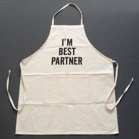 ADULT APRON #3 " I'M BEST PARTNER"
