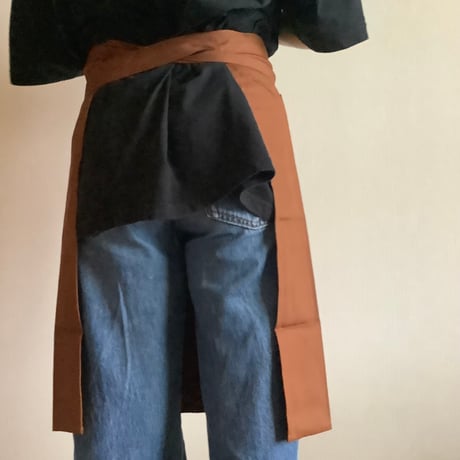 DRESSSEN lower wall long  LWLB2 “EAT, DRINK  AND SMILE” APRON(腰巻きエプロンです)