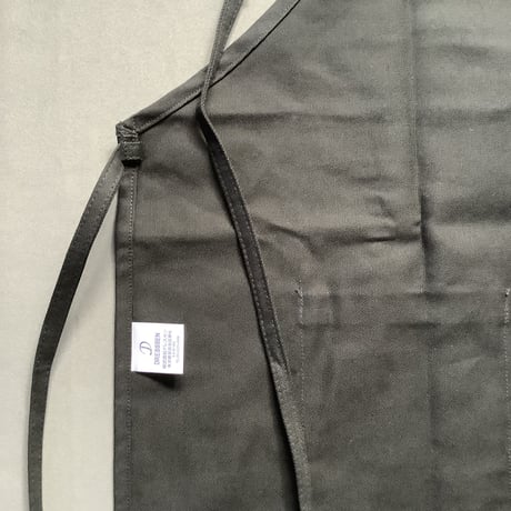 WPABLK1  DAY USE W POCKET  APRON   “YES”(BLACKCOLOR  )※裏にNO THANKYOUのプリント
