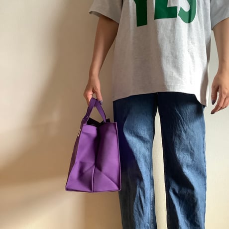 MM4  MARKET BAG “NEW MEDIUM”  ”YES“( PURPLE COLOR )