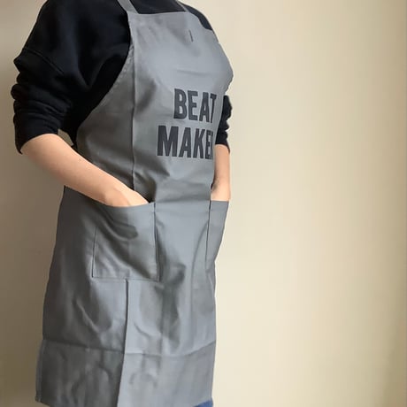 WPAGR15  DAY USE W POCKET  APRON   “BEAT MAKER“ GREY  COLOR