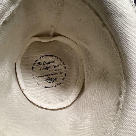 🇺🇸アメリカ製　THE  MAGIC  HAT  (MADE IN USA) NATURAL  COLOR(生成色)