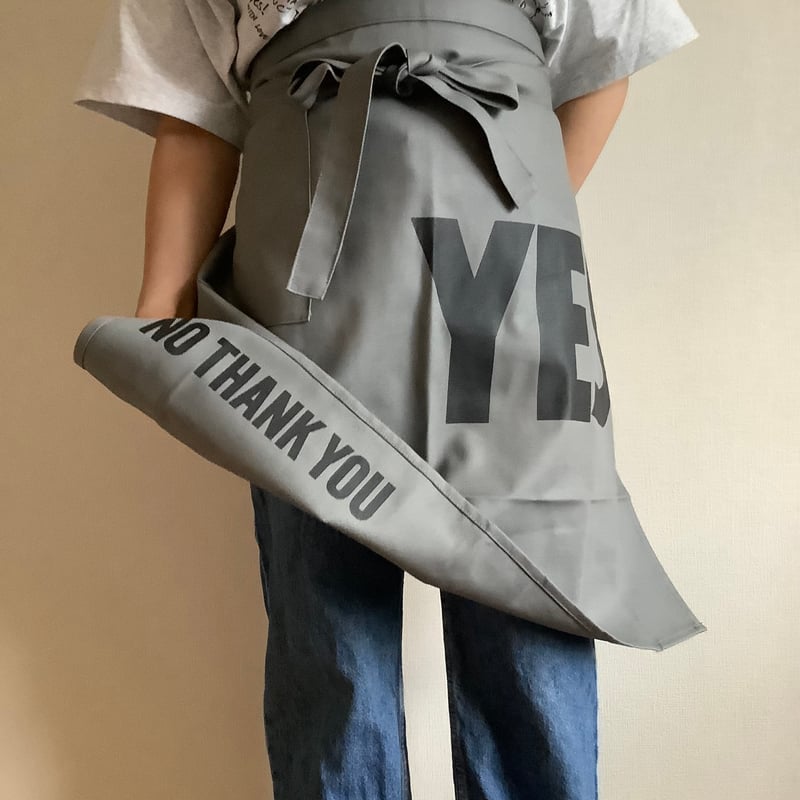 DRESSSEN LWLGR1 “YES” APRON (腰巻きエプロンです) | DRES