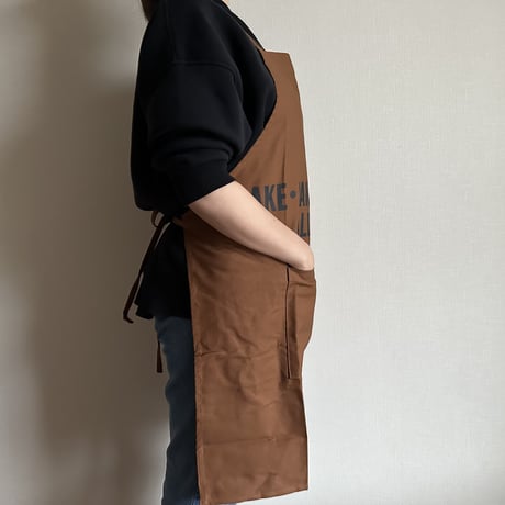 DRESSSEN  DRVBRN1   REVERSIBLE  APRON“BAKE・BAKER・BAKING ALL DAY/FRESH BAKERY