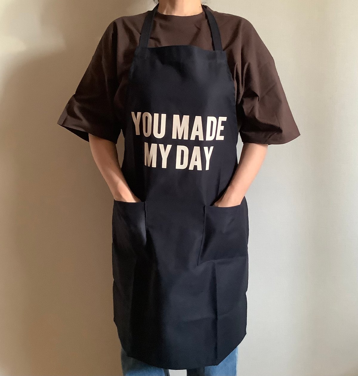 🌸新発売 WPDN5 DAY USE W POCKET APRON “YOU MADE