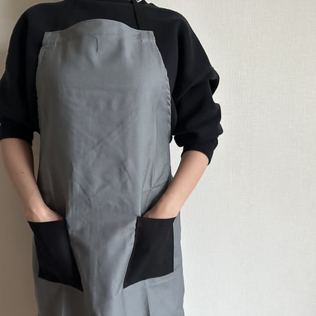 WPA2TSB W ポケットエプロン“2TONE COLOR”※GREY COLOR