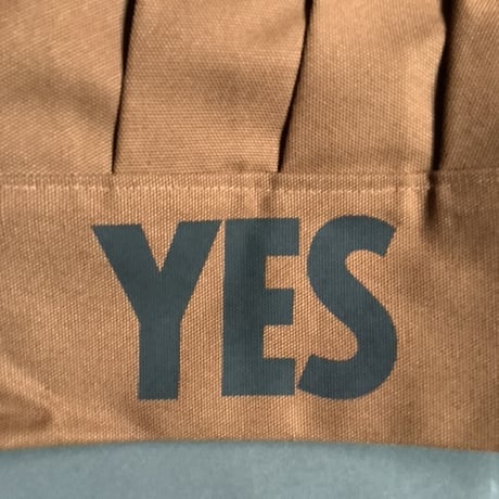 CCB1  CHEF‘S CAP   “YES”(ブラウンカラー)
