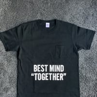 DRESSSEN  DSST113  DRES“SPECIAL”SSEN    “BESTMIND TOGETHER”  T-SHIRTS (生成りロゴ)  BLACK COLOR