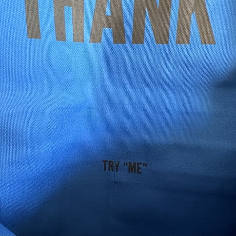 DRESSSEN  DRVBLU2 REVERSIBLE  APRON“YES/NO THANK YOU※NOには➖線があります。(リバーシブルエプロン)