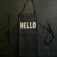 👶BABY KIDS APRON ”HELLO“(ベイビーキッズエプロンです。)  ※ダークネイビー