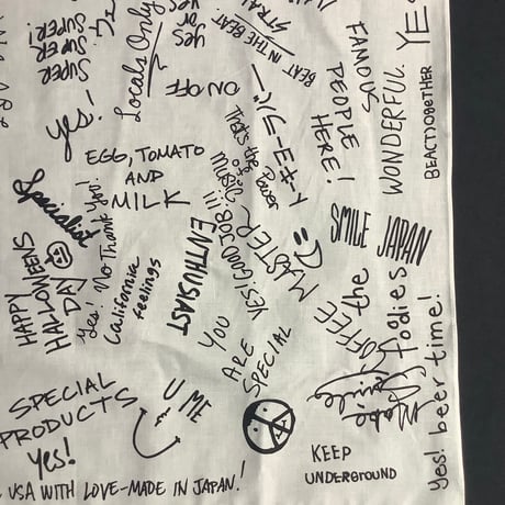 AB1  “ARCHIVE BANDANA “  (WHITE  COLOR)