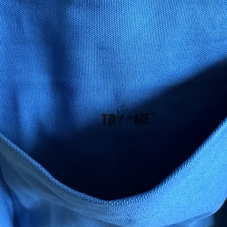 DRVBLU4 REVERSIBLE  APRON“MEAT”HAPPY/SEE  YOU AGAIN(リバーシブルエプロン)