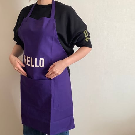 DRESSSEN  DRVPU3  REVERSIBLE  APRON“HELLO/GOODBYE ”