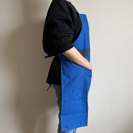 DRVBLU4 REVERSIBLE  APRON“MEAT”HAPPY/SEE  YOU AGAIN(リバーシブルエプロン)