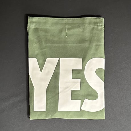 DR(GN)1 ADULT APRON  “YES” ※生成りロゴ　“GREEN COLOR 🌟10月24日(土曜日)に再入荷します。今しばらくお待ちください