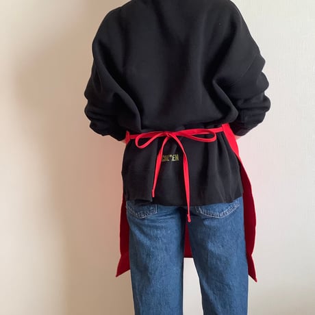 DR(RD)3 ”welcome“ APRON  RED COLOR
