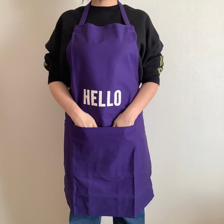 DRESSSEN  DRVPU3  REVERSIBLE  APRON“HELLO/GOODBYE ”