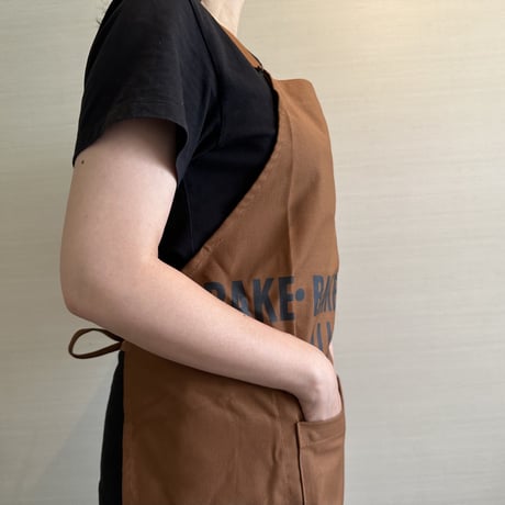DRESSSEN  DRVBRN1   REVERSIBLE  APRON“BAKE・BAKER・BAKING ALL DAY/FRESH BAKERY
