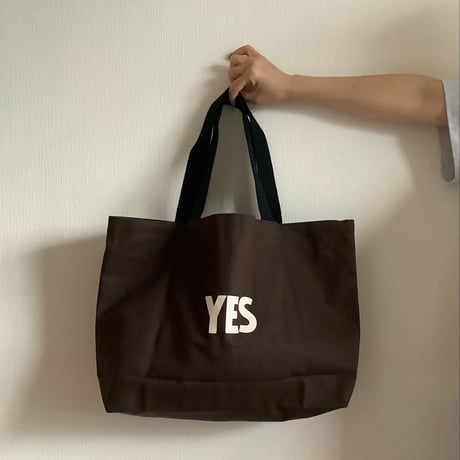 DTRDB1   TRAINING BAG ”YES/YES    DARK BROWN  COLOR  ※両面にYESのプリントがございます。