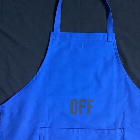 DRESSSEN  DRVBLU1 REVERSIBLE  APRON“ON/OFF(リバーシブルエプロン)