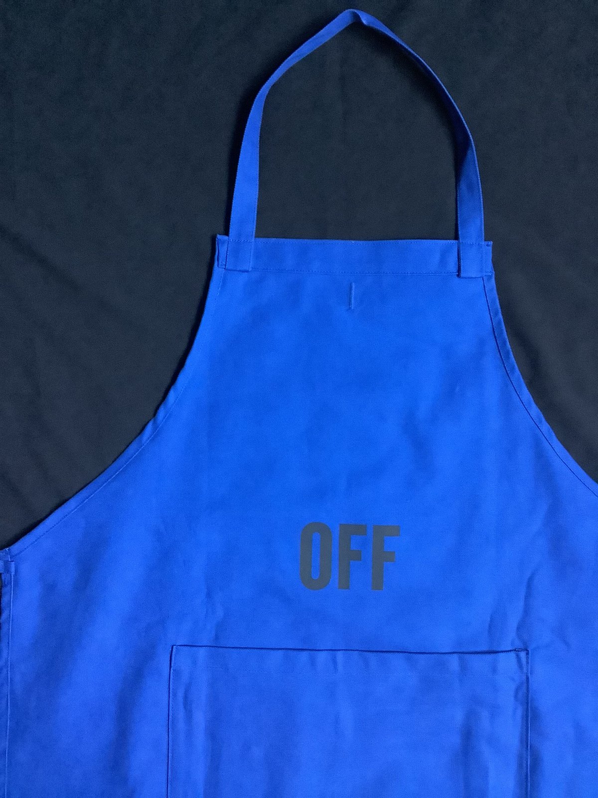 DRESSSEN DRVBLU3 REVERSIBLE APRON“ON/OFF(リバーシ DRESSSEN DRVBLU3 REVERSIBLE APRON“ON/OFF(リバーシ