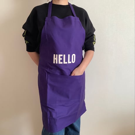 DRESSSEN  DRVPU3  REVERSIBLE  APRON“HELLO/GOODBYE ”