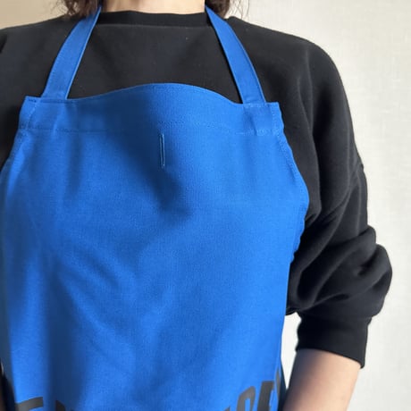 DRVBLU4 REVERSIBLE  APRON“MEAT”HAPPY/SEE  YOU AGAIN(リバーシブルエプロン)