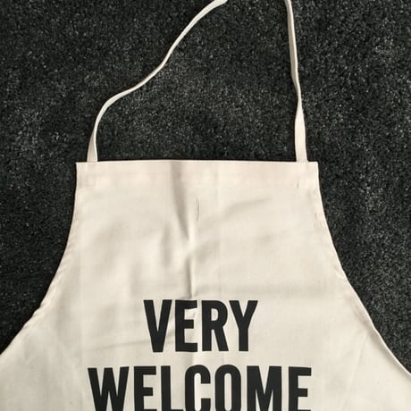 ADULT APRON #10  VERY WELCOME APRON
