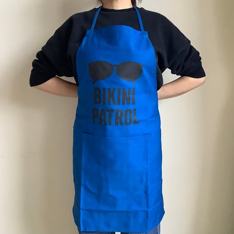 ADULT APRON  DR(BLU)4  ”BIKINI PATROL “ 🔵 CALIFORNIA BLUE  COLOR