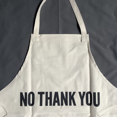 DRV1 REVERSIBLE  APRON“YES /NO THANKYOU(リバーシブルエプロン)