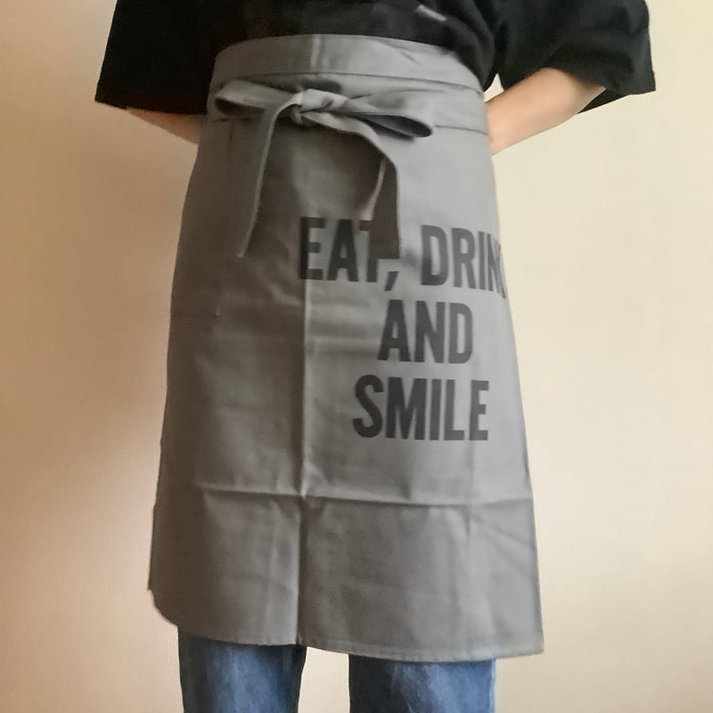 DRESSSEN LWLGR2 “EAT,DRINK AND SMILE”APRON(腰巻