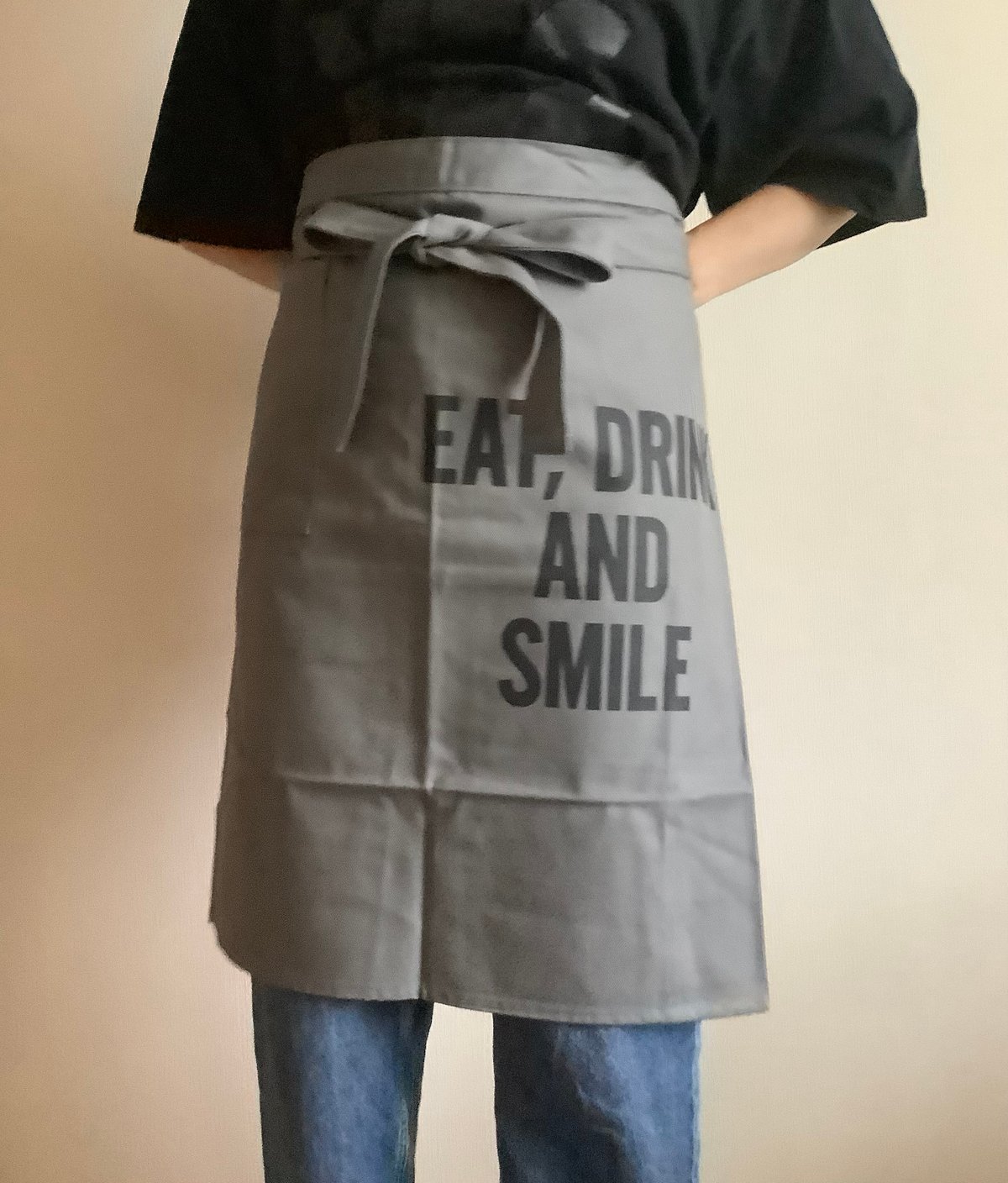 DRESSSEN LWLGR2 “EAT,DRINK AND SMILE”APRON(腰巻