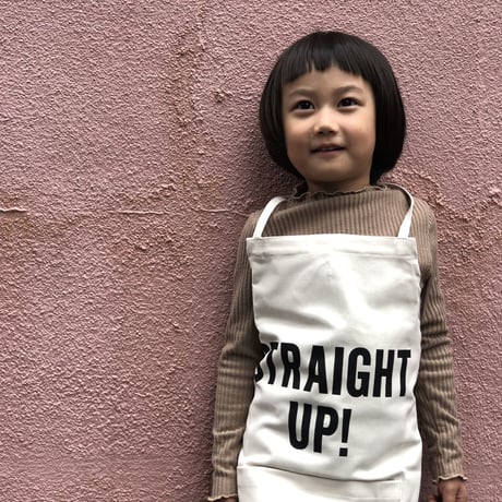 👦👧DRESSSEN KD11 KIDS APRON  "STRAIGHT UP"(※キッズエプロンです)