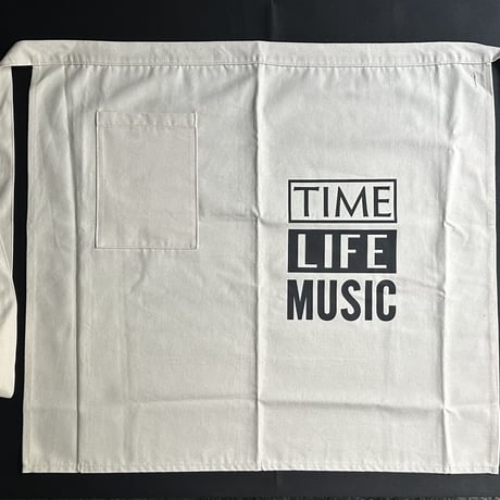 DRESSSEN lower wall long  LWL7  “TIME LIFE MUSIC”   (腰巻きエプロンです)