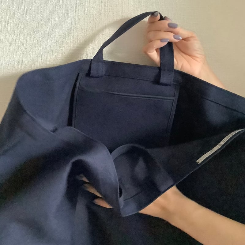 DRESSSEN B2B3 BIG 2WAY BAG ”YES“ DARK NAVY