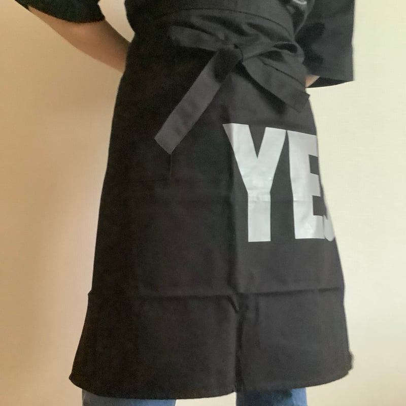 DRESSSENエプロン ⭐️7月新発売]DRESSSEN LWLBK1 “YES”APRON(腰巻きエプロンです)