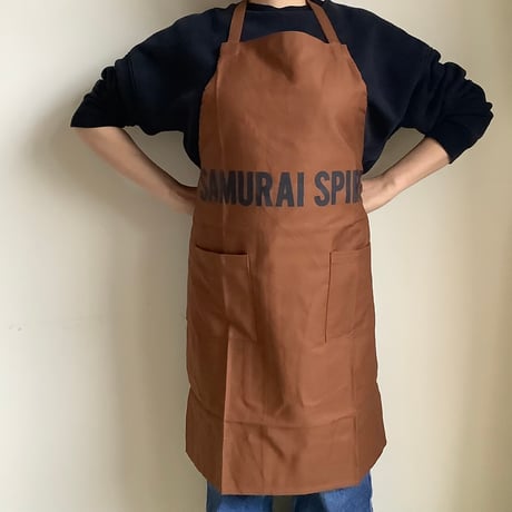 WPB7 DAY USE W POCKET  APRON   “SAMURAI SPIRIT”※正面に二つのポケット