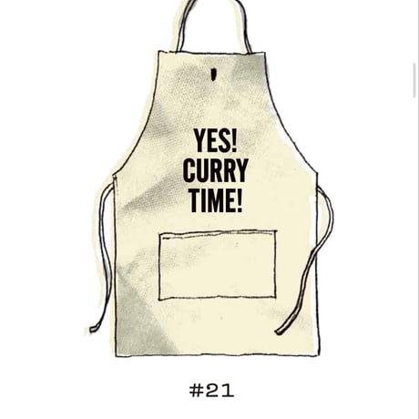 ADULT APRON #21   "YES！CURRY TIME！“