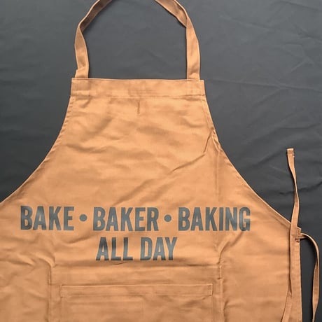 DRESSSEN  DRVBRN1   REVERSIBLE  APRON“BAKE・BAKER・BAKING ALL DAY/FRESH BAKERY