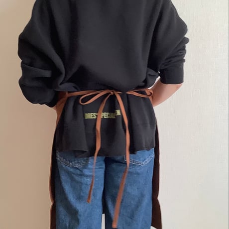 WP4   DAY USE W POCKET  APRON    “YES、I AM A MODEL”※正面に二つのポケットがございます。