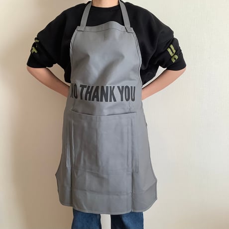 DRVG1 REVERSIBLE  APRON“YES /NO THANKYOU(リバーシブルエプロン)