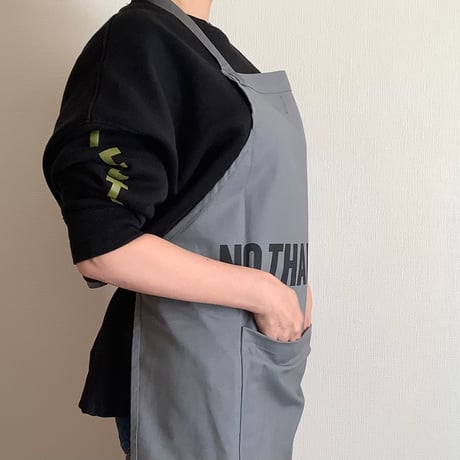 DRVG1 REVERSIBLE  APRON“YES /NO THANKYOU(リバーシブルエプロン)