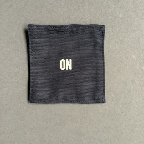 COAN2 REVERSIBLE COASTER “ON/OFF” (DARK NAVY COLOR)※５枚セットです。