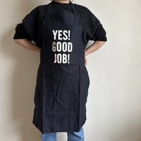 WPDN2    DAY USE W POCKET  APRON   YES！ GOOD   JOB！”(生成りロゴ)DARK NAVY  ⭐️再入荷しました!