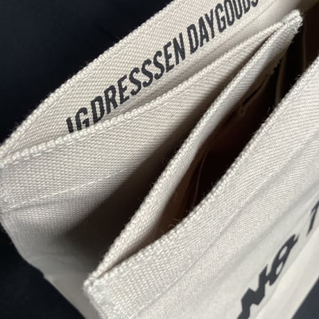 DRESSSEN MBSBXL10 MARKET  BAG  XLARGE “YES/NO THANKYOU※NOには➖線のあります。(サンドベージュカラー)