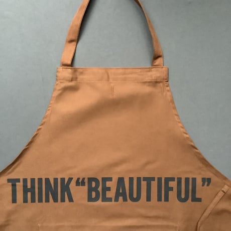 DRESSSEN  DRVBRN9 REVERSIBLE  APRON“THINK BEAUTIFUL/YES！ DRESSSEN    (リバーシブルエプロン)